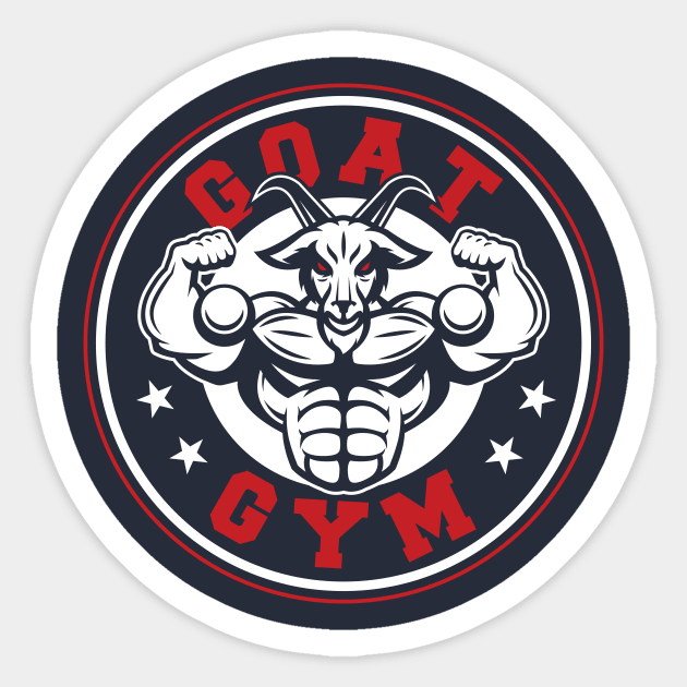 GOAT Gym Sticker by Woah_Jonny